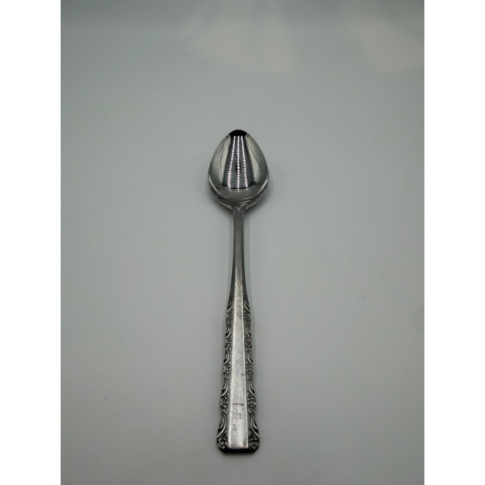 Mary Ellen Ekco Eterna Stainless Steel Teaspoon Floral Pattern Japan Flatware